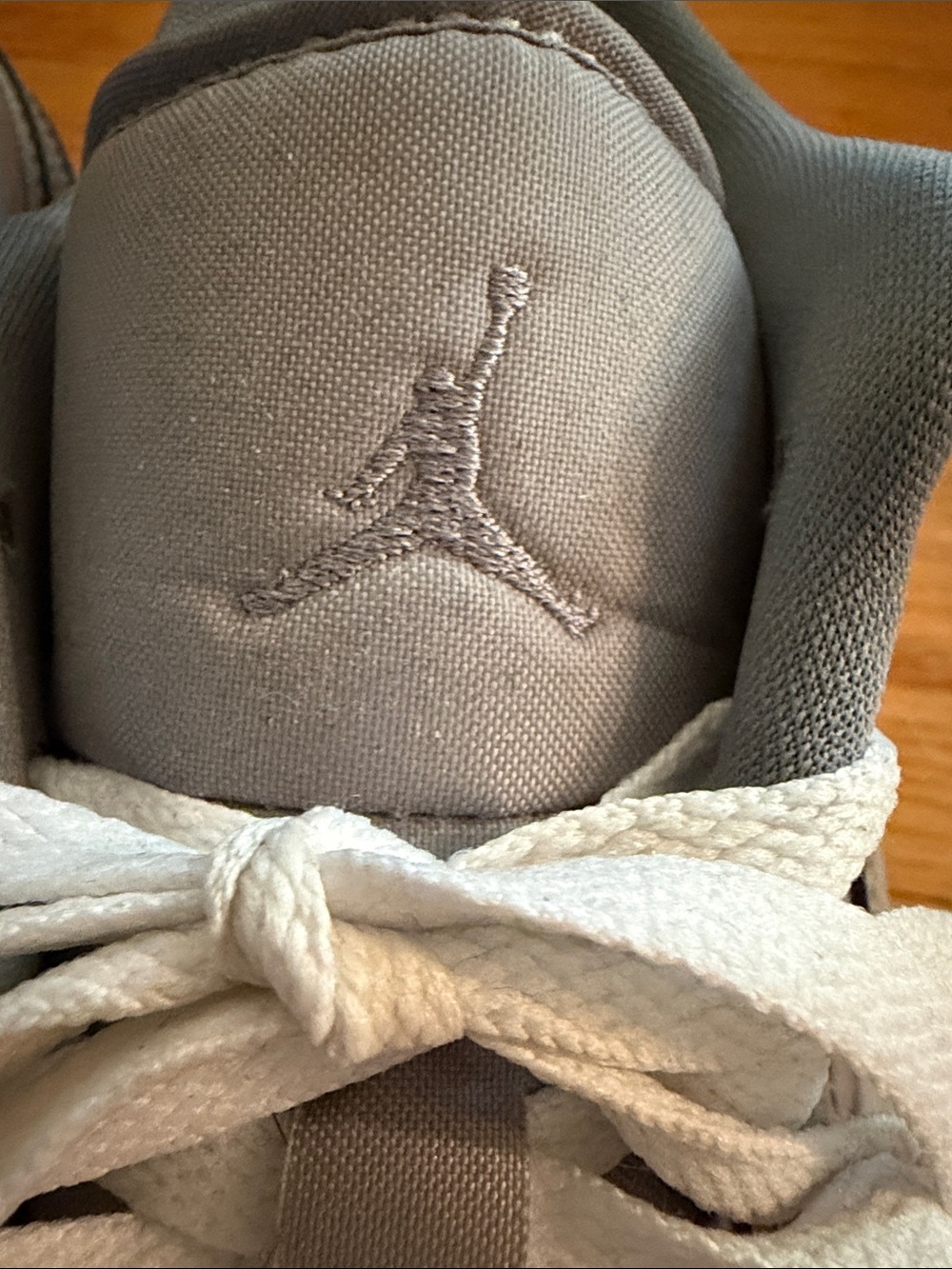 Jordan Grey and White Low-Top Sneakers - Picture 2 of 5